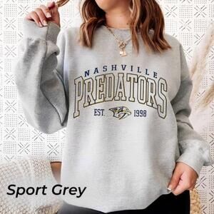 1998 Nashville Predators Sweatshirt, Predators Tee, Hockey Sweatshirt